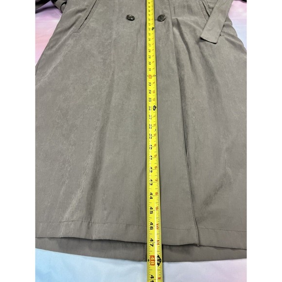London Fog Limited Edition Womens Trench Coat 8 Petite Beige W/ Belt & Liner - Picture 16 of 16
